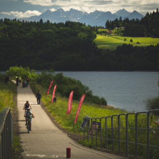 Ścieżka rowerowa dookoła jeziora Czorsztyńskiego